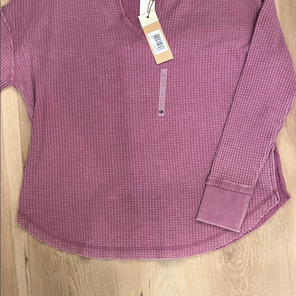White Crow Women's Long Sleeve Purple Tee - Picture 4 of 4